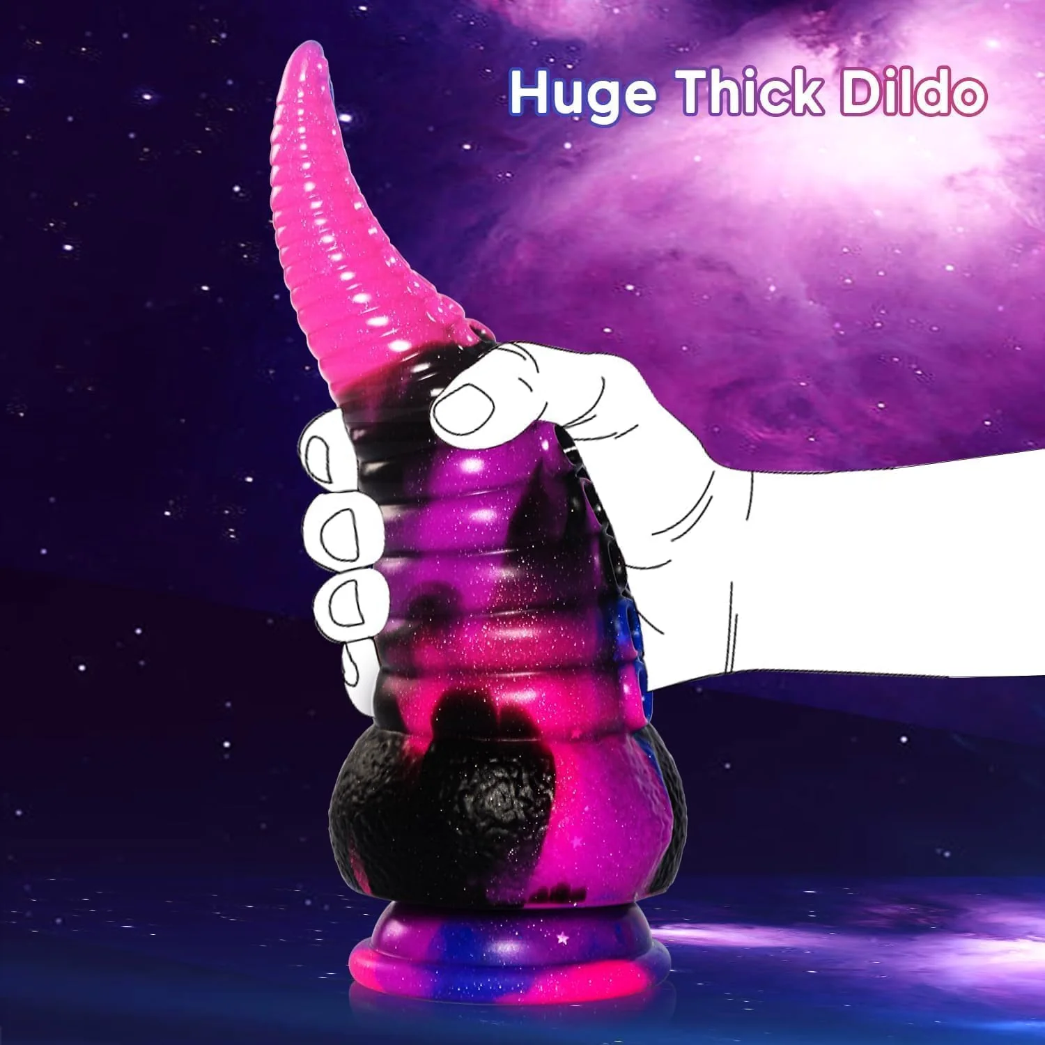 Monster Silicone Anal Dildo with Strong Suction Cup - Image 7