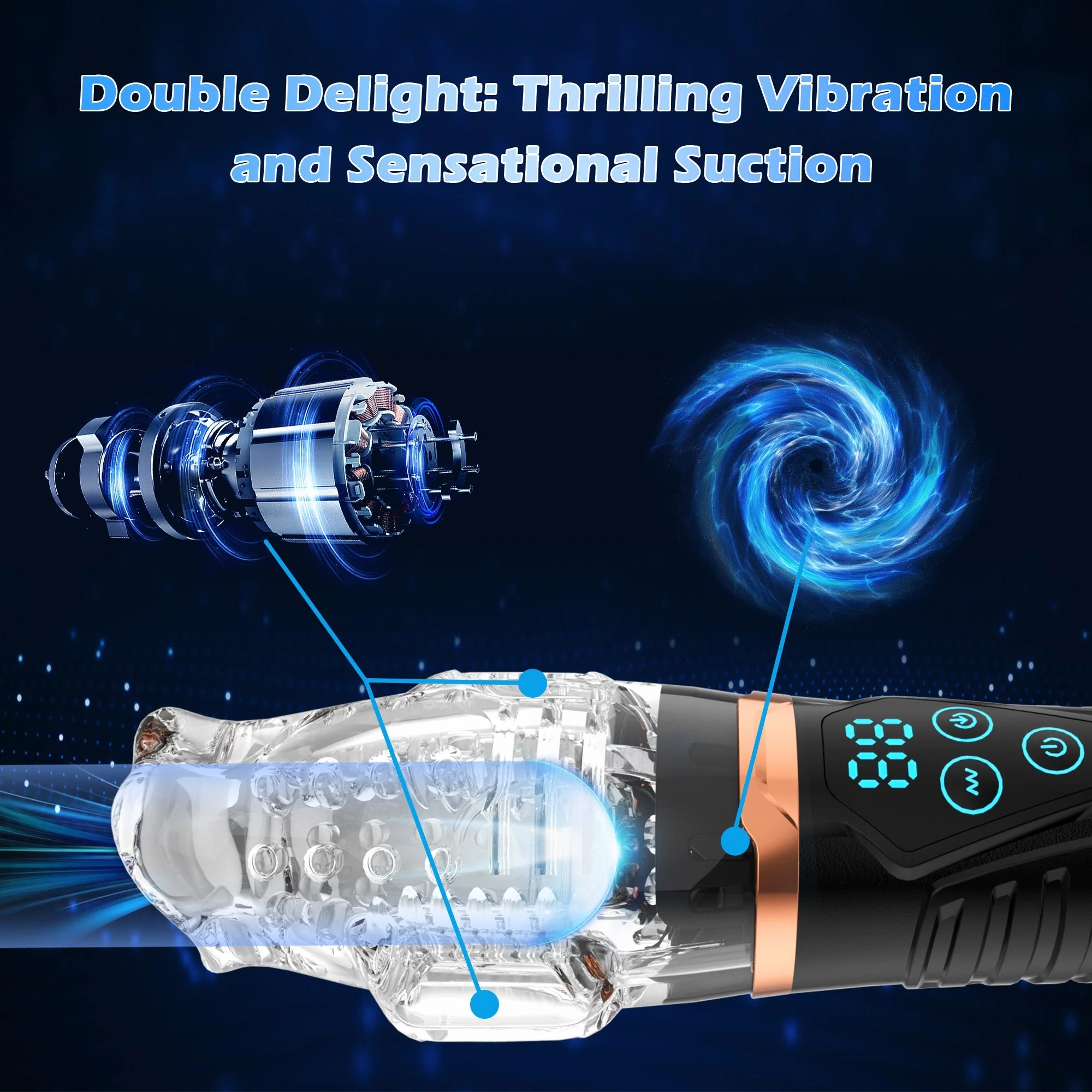 Multi-Functional Suction Masturbator with 10 Vibration Patterns - Image 4