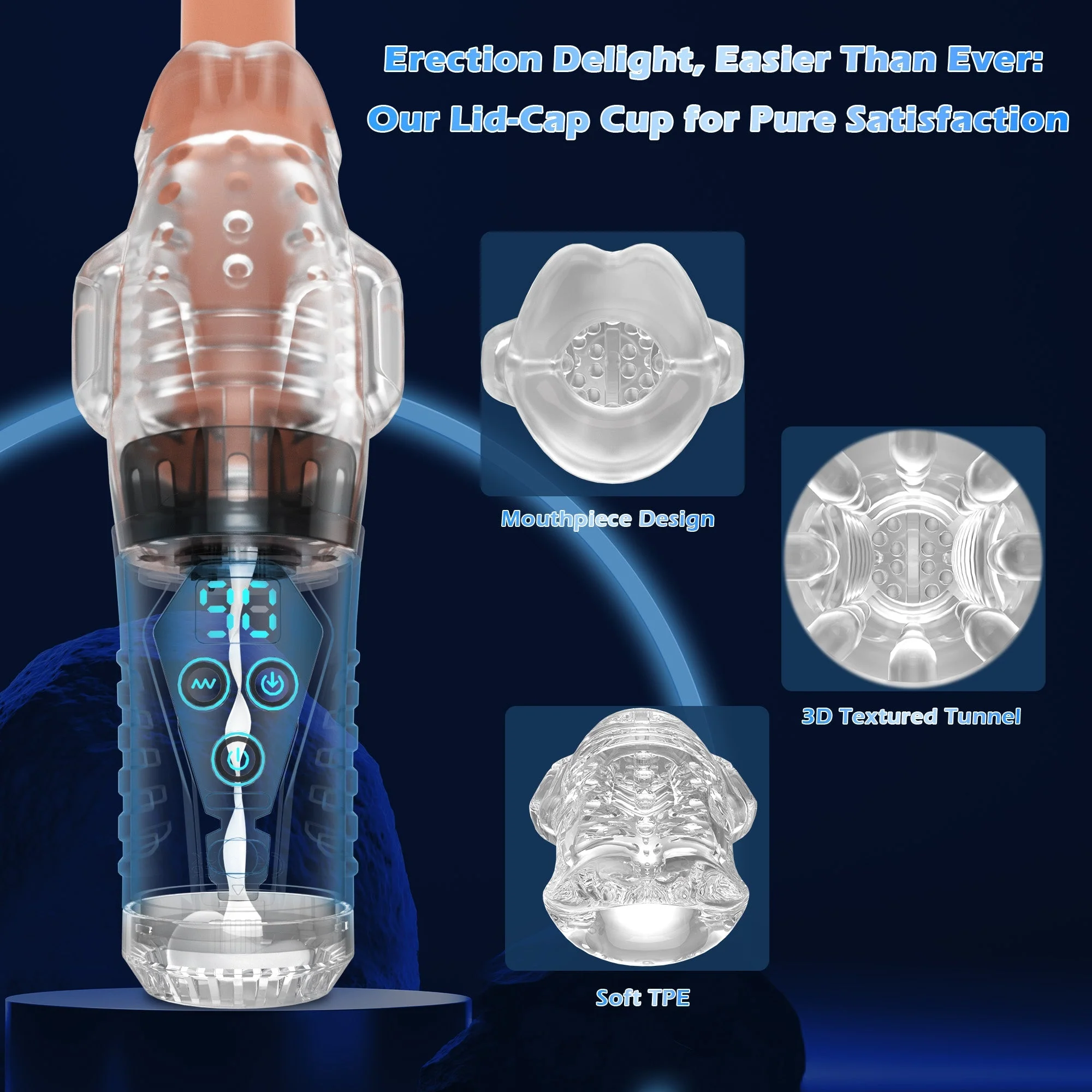 Multi-Functional Suction Masturbator with 10 Vibration Patterns - Image 5