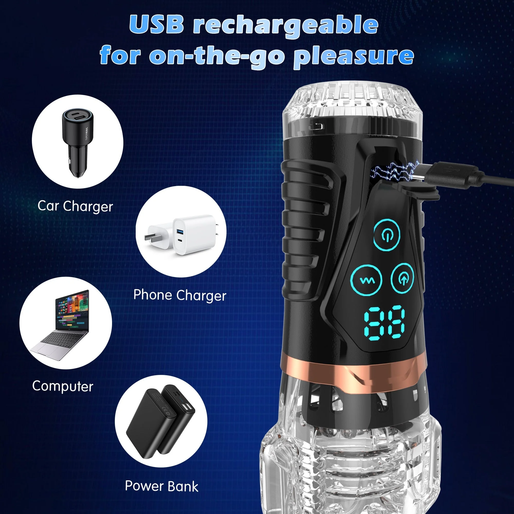 Multi-Functional Suction Masturbator with 10 Vibration Patterns - Image 6