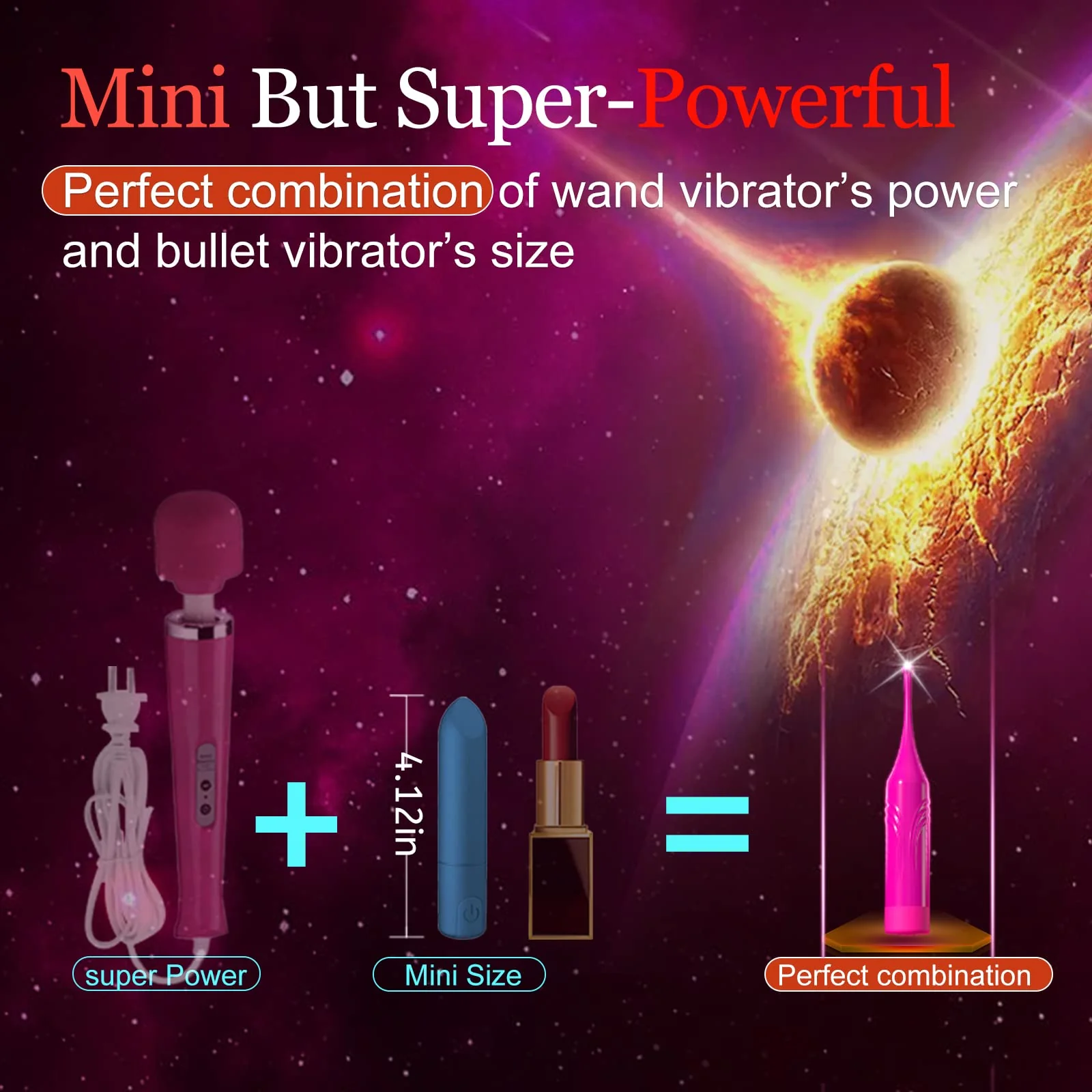 Clitoral Vibrator with Varied Sleeves - Image 4