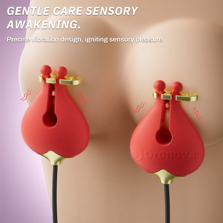 Mini Clit Vibrator with Nipple Clamps - Image 5