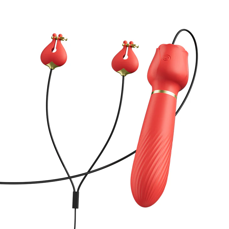 Mini Clit Vibrator with Nipple Clamps - Image 6
