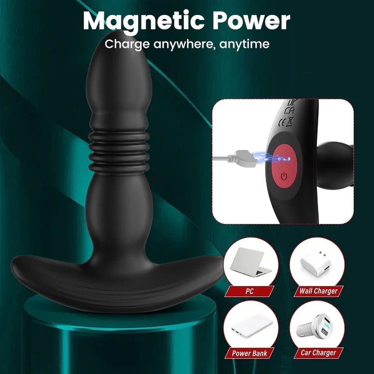 Multi-Speed Expanding Vibrating Anal Plug with Remote Control - Image 3