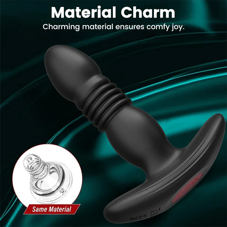 Multi-Speed Expanding Vibrating Anal Plug with Remote Control - Image 5