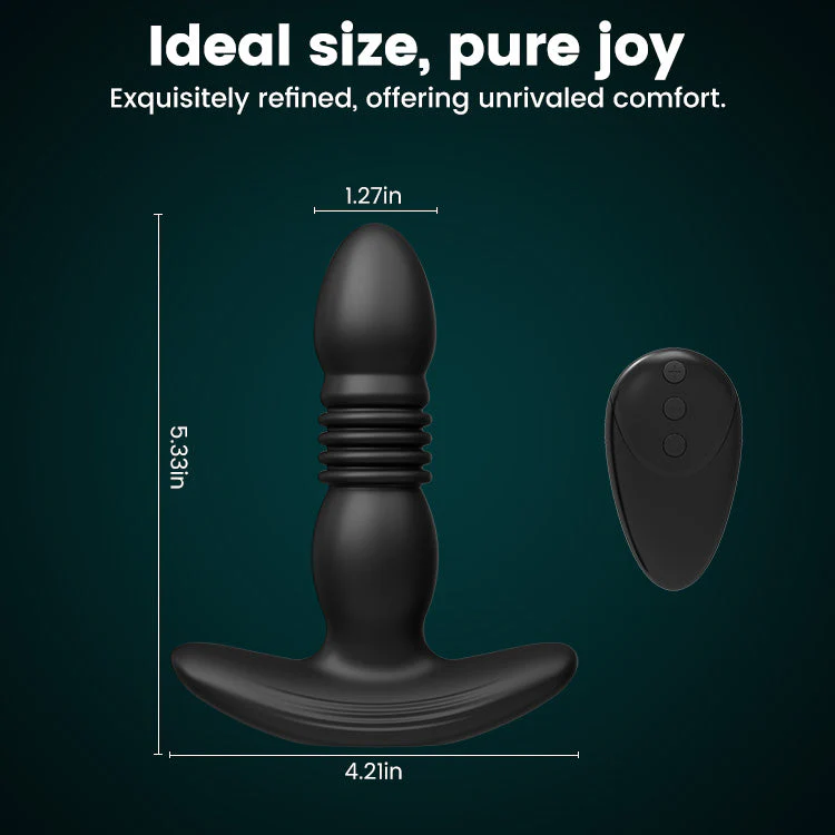 Multi-Speed Expanding Vibrating Anal Plug with Remote Control - Image 6