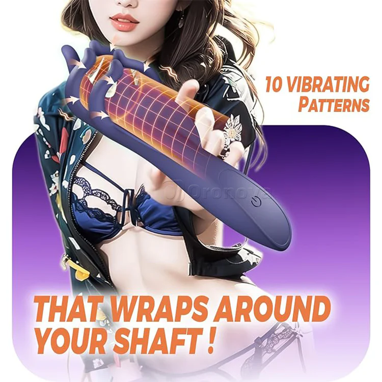 Penis Vibrator with Five Fingers - Image 4