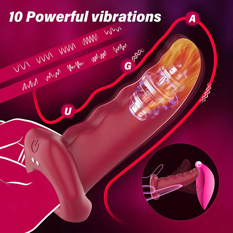 Portable Vibrating Penis Finger Sleeve – G-Spot & Clitoral Stimulation - Image 4