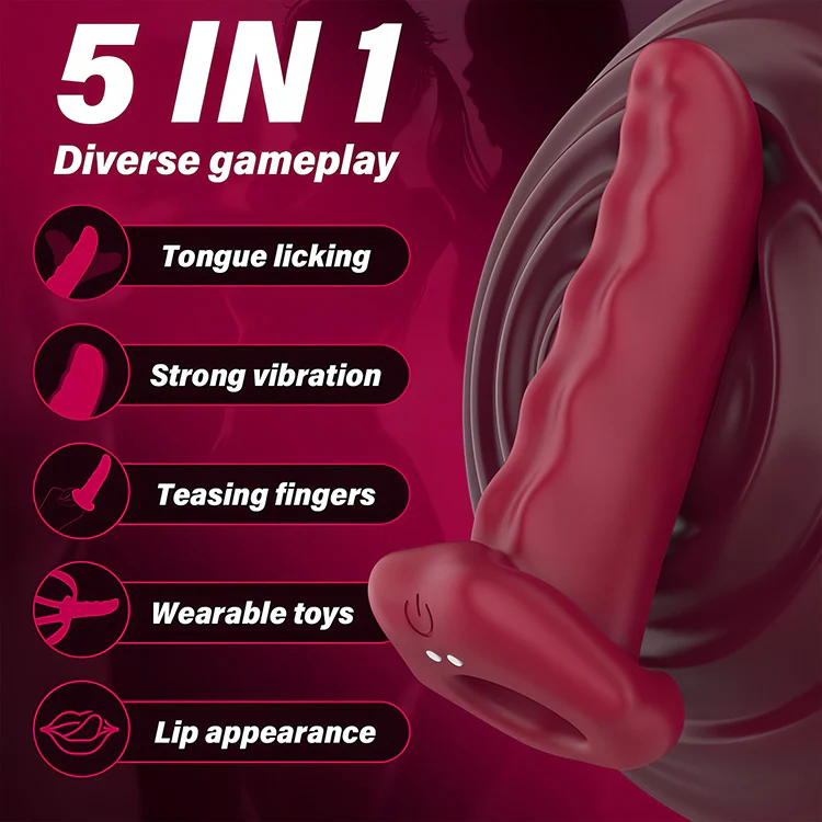 Portable Vibrating Penis Finger Sleeve – G-Spot & Clitoral Stimulation - Image 5
