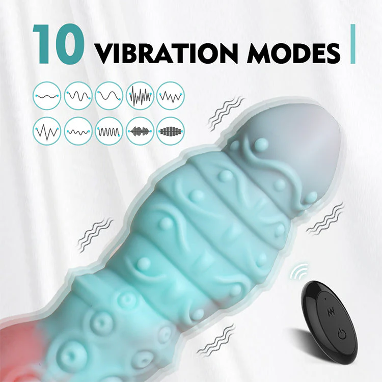 6.30 inch 16 cm Poseidon Pulse Remote Dildo - Image 3