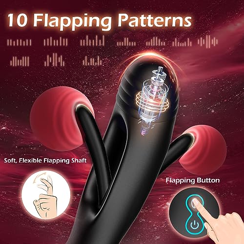 Prostate Massager with 10 Flapping & Vibration Settings - Image 6