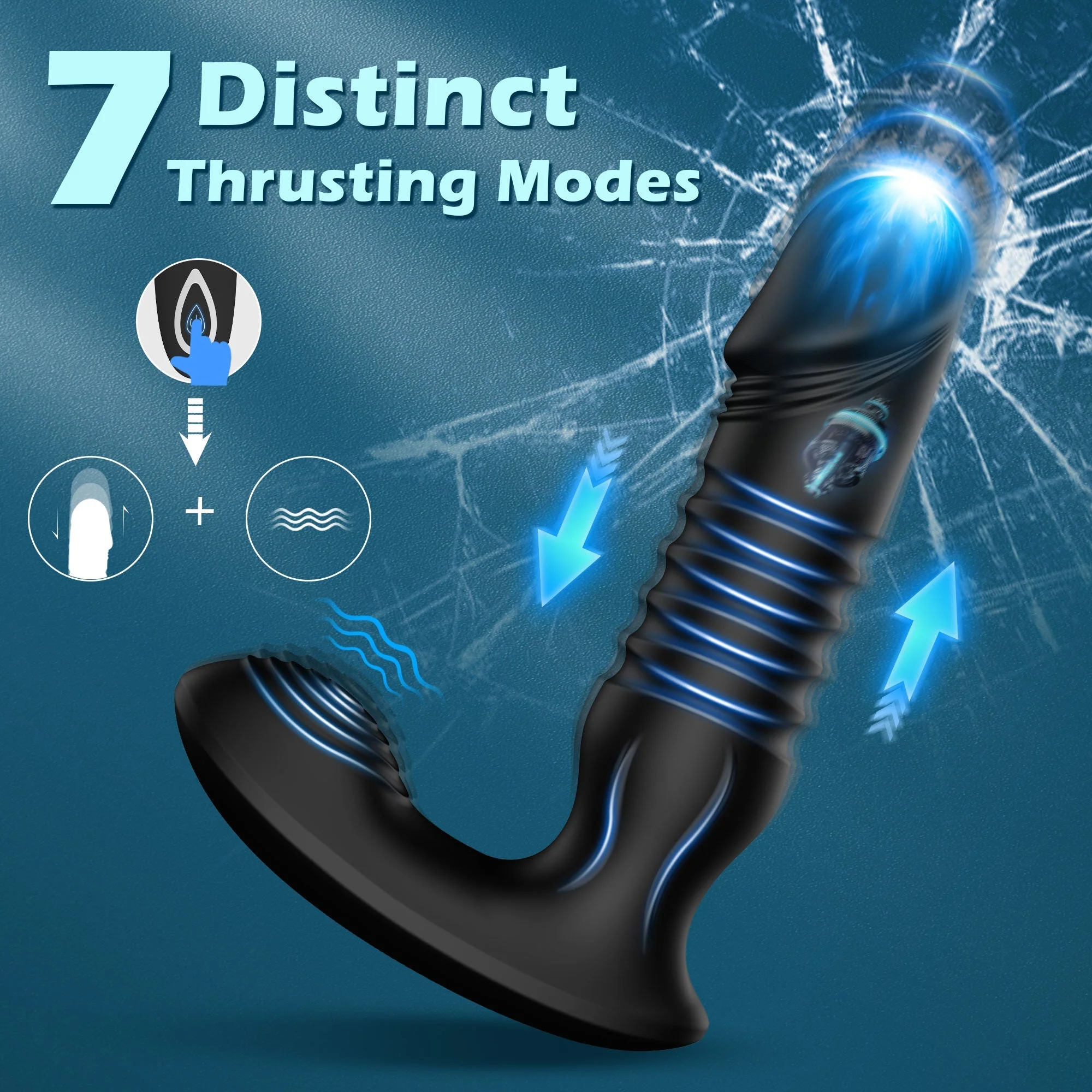 Evangelyn- Prostate Massager with Thrusting Vibration - Image 3