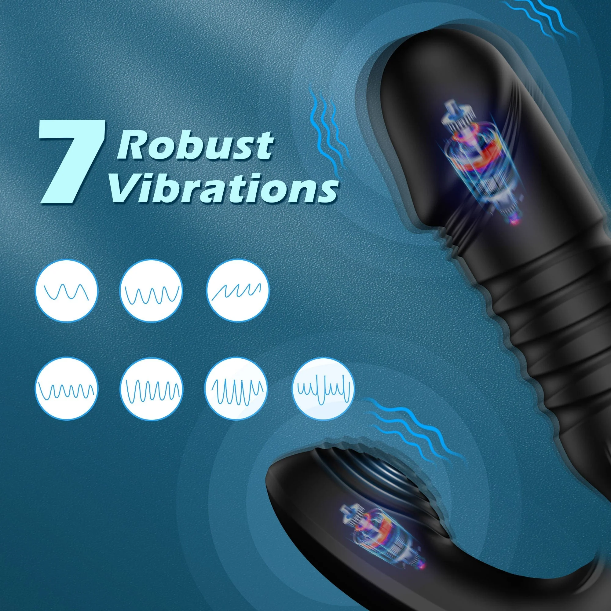 Evangelyn- Prostate Massager with Thrusting Vibration - Image 4