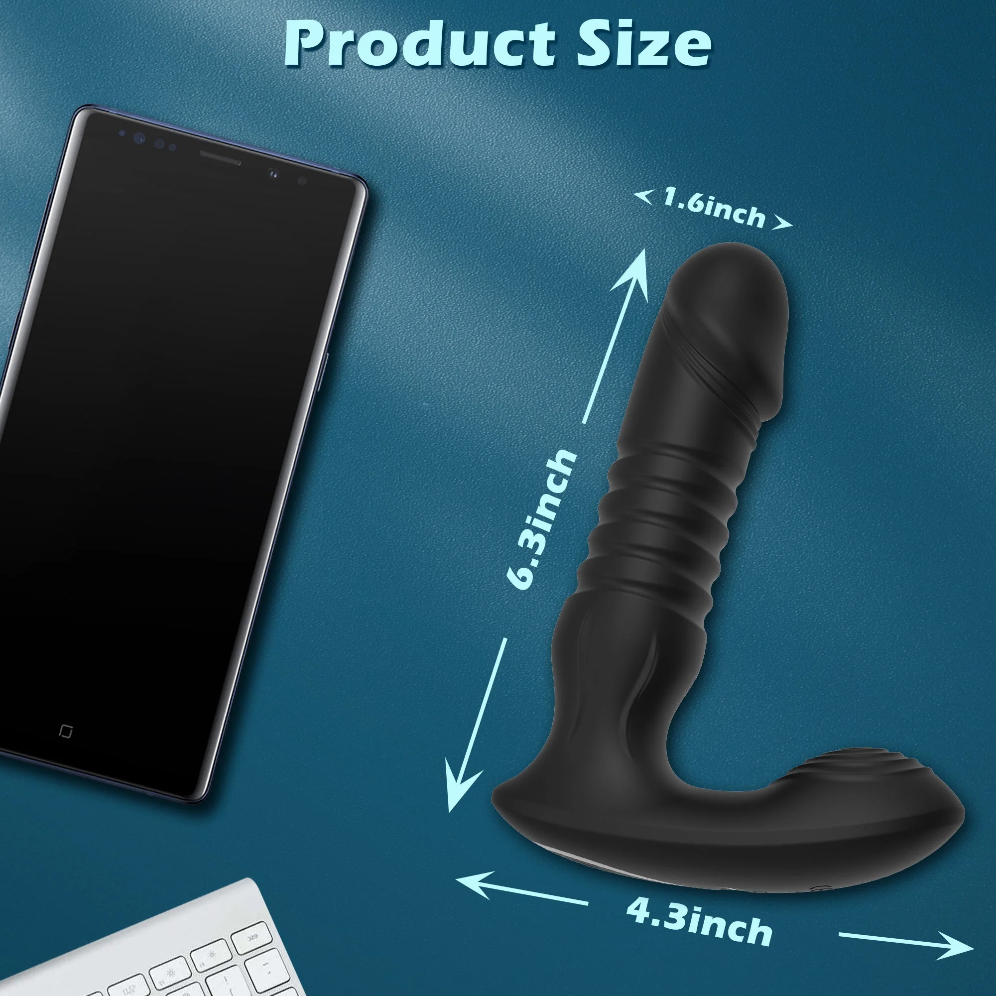 Evangelyn- Prostate Massager with Thrusting Vibration - Image 6