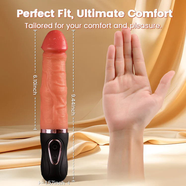 Realistic Heating & Vibration Stimulation Vibrator with Touch Activation - Image 7