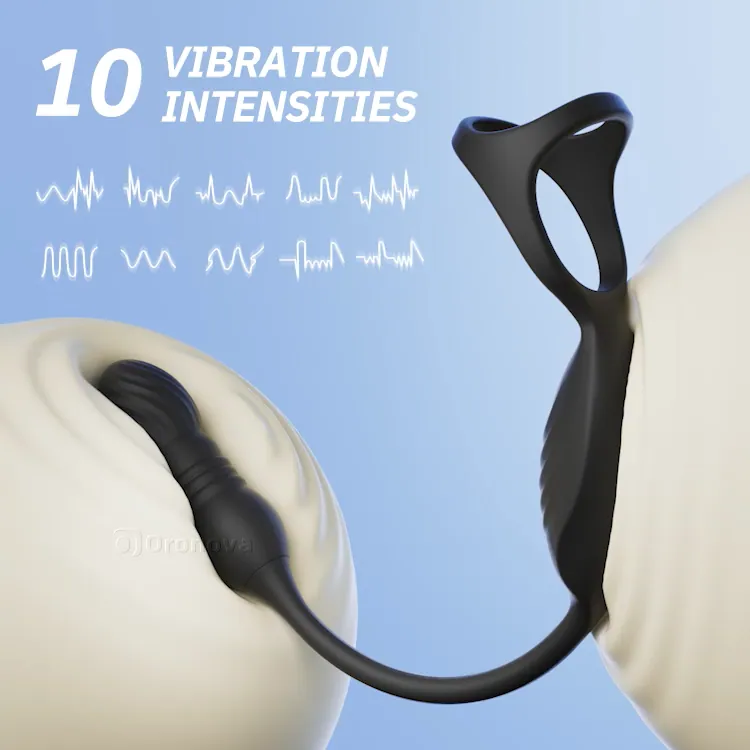 Remote Thrusting Prostate Massager with 10 Vibrating Functions - Image 3