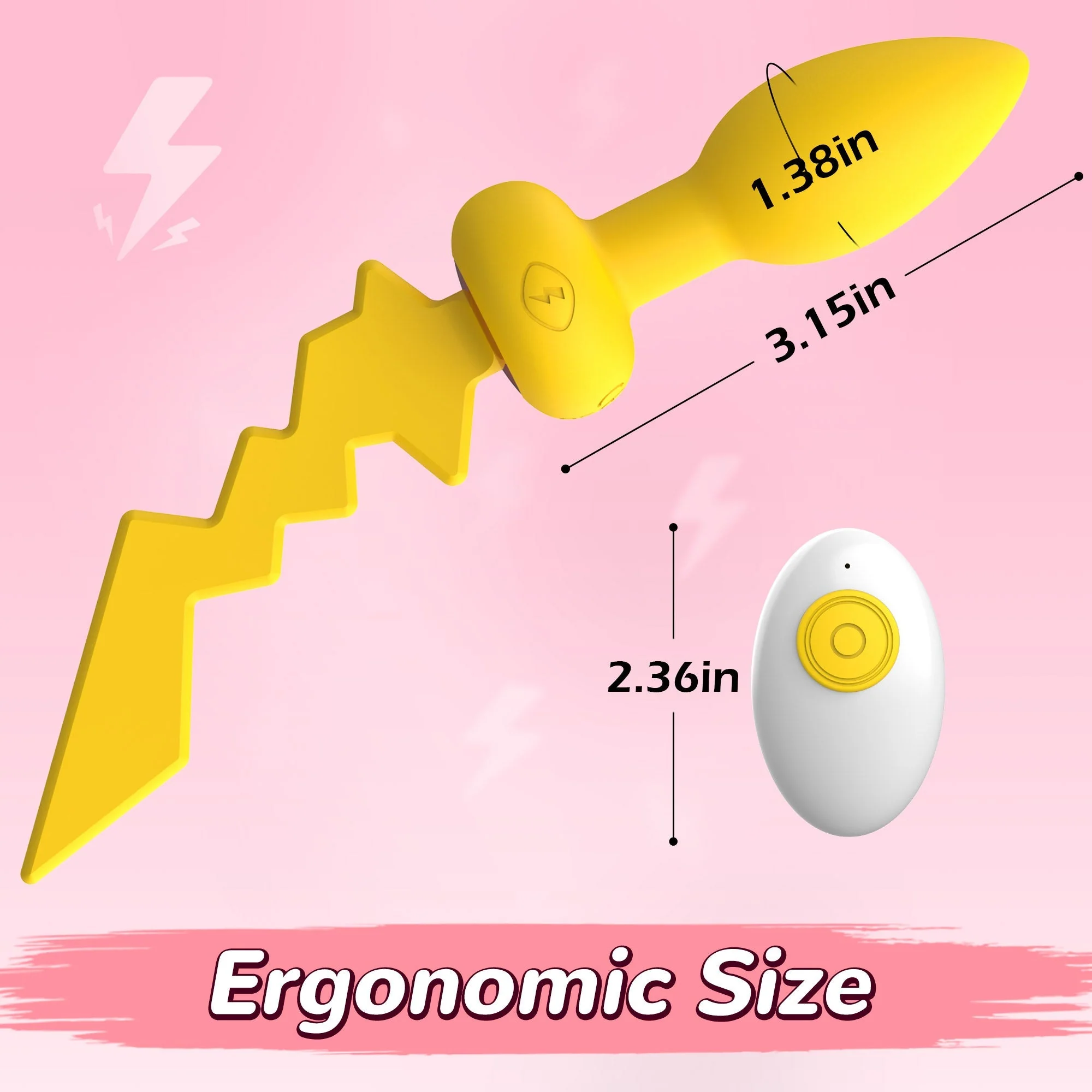 Remoted Vibrating Anal Plug - Image 6