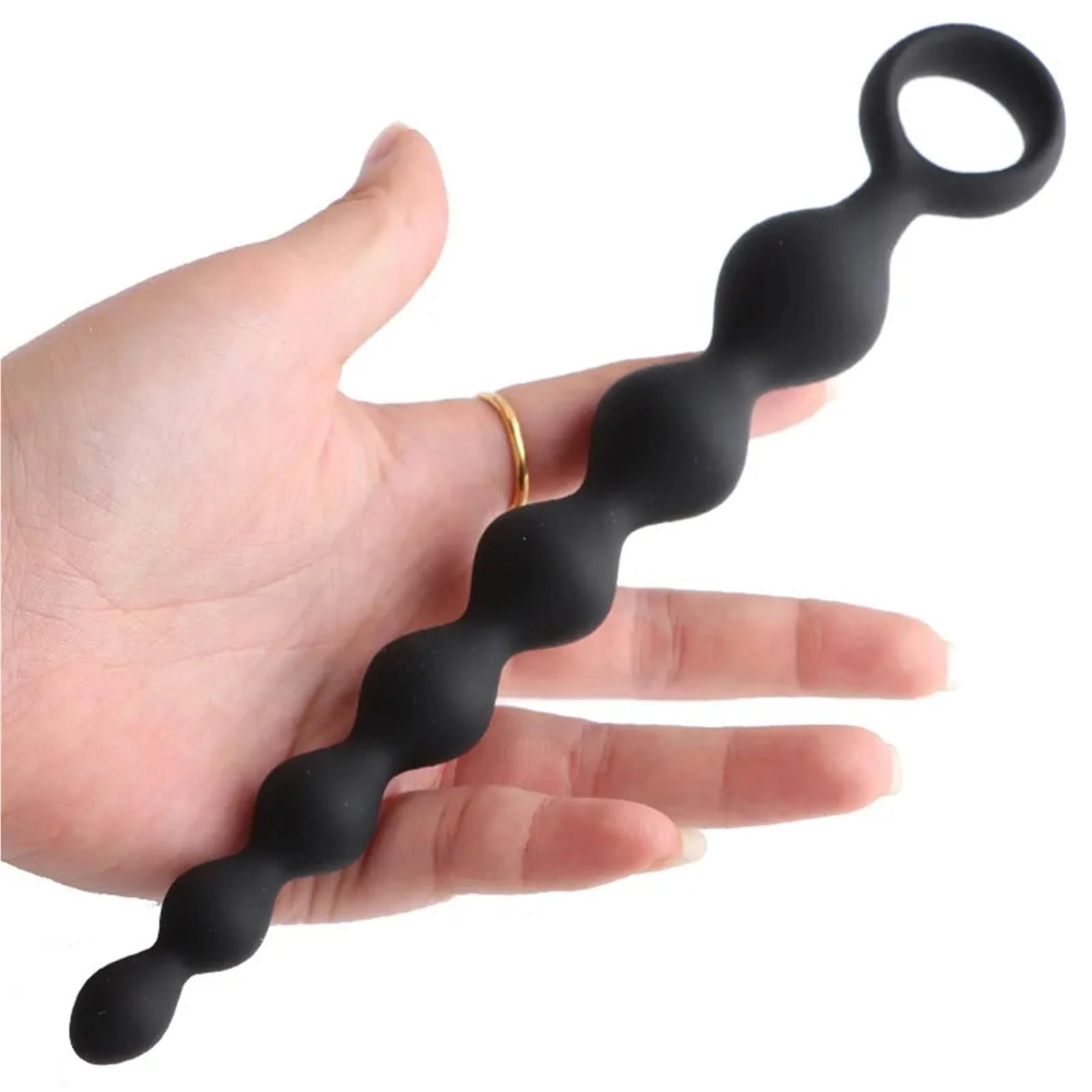 Silicone Anal Beads – Prostate & Butt Plug for Couples - Image 3