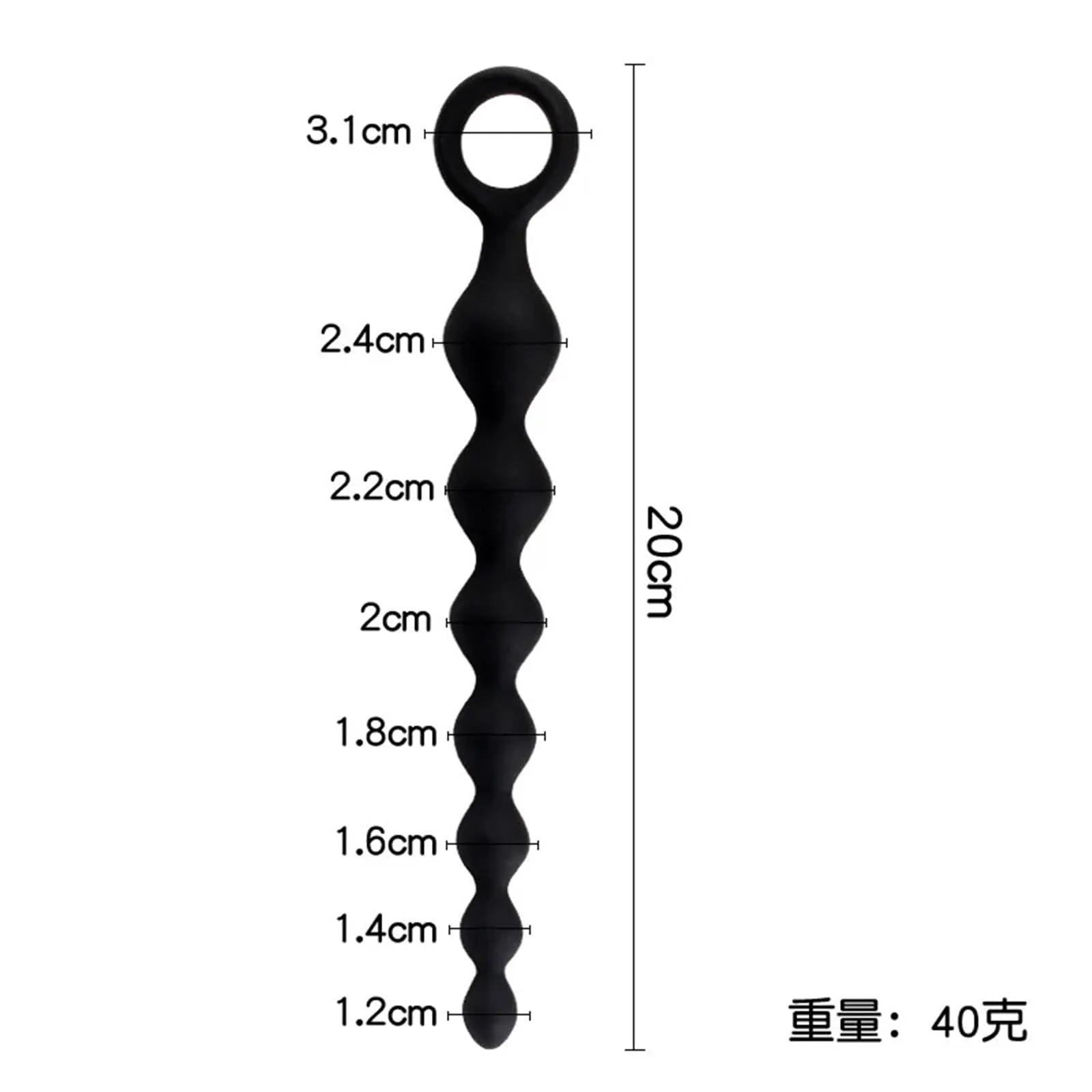Silicone Anal Beads – Prostate & Butt Plug for Couples - Image 5