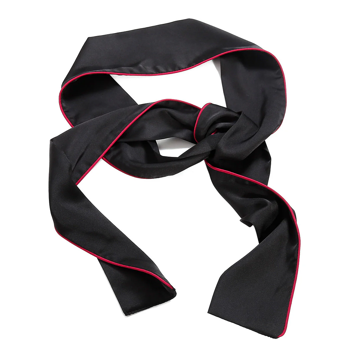 Silk Black Eye Mask for Bondage Play - Image 4