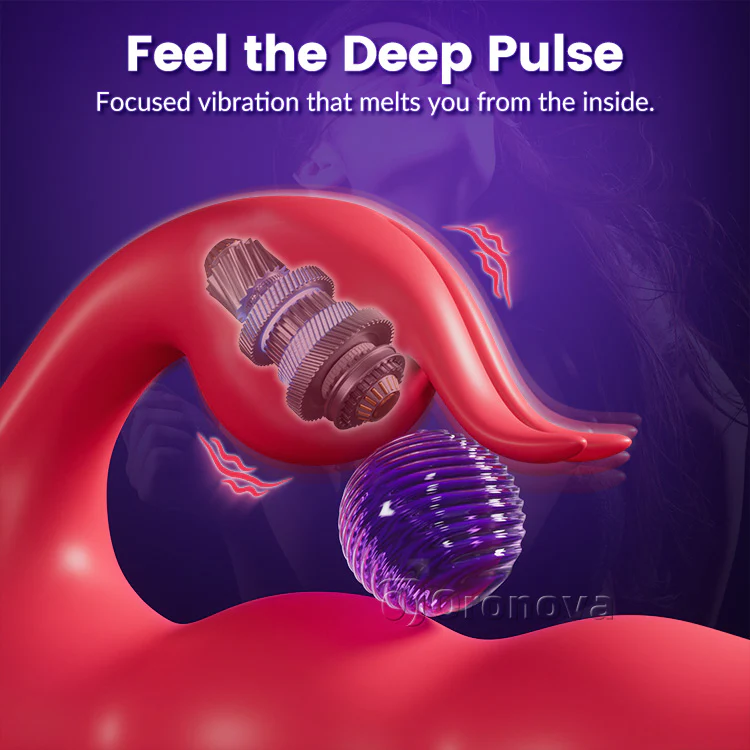 Suction Cup Vibrator—Dual Stimulation for Clitoris and G-Spot, Waterproof - Image 4