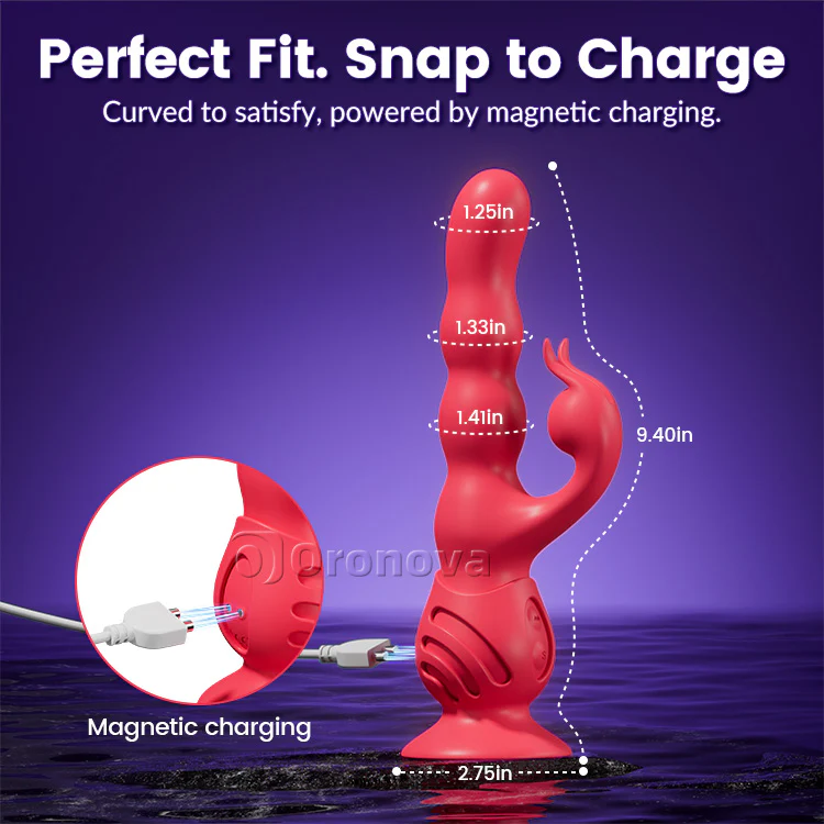 Suction Cup Vibrator—Dual Stimulation for Clitoris and G-Spot, Waterproof - Image 7