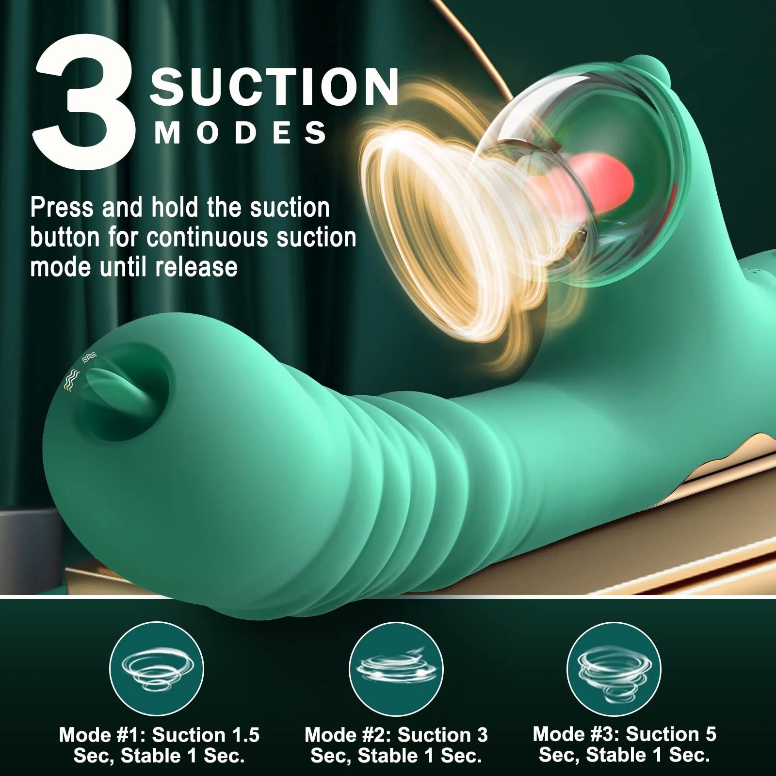 Sucking & Thrusting G Spot Vibrator - Image 4