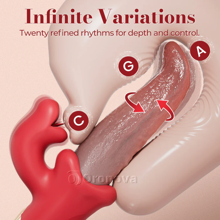 Swinging Tongue Licking Vibrator Tongue Teasing and Oscillation - Image 4
