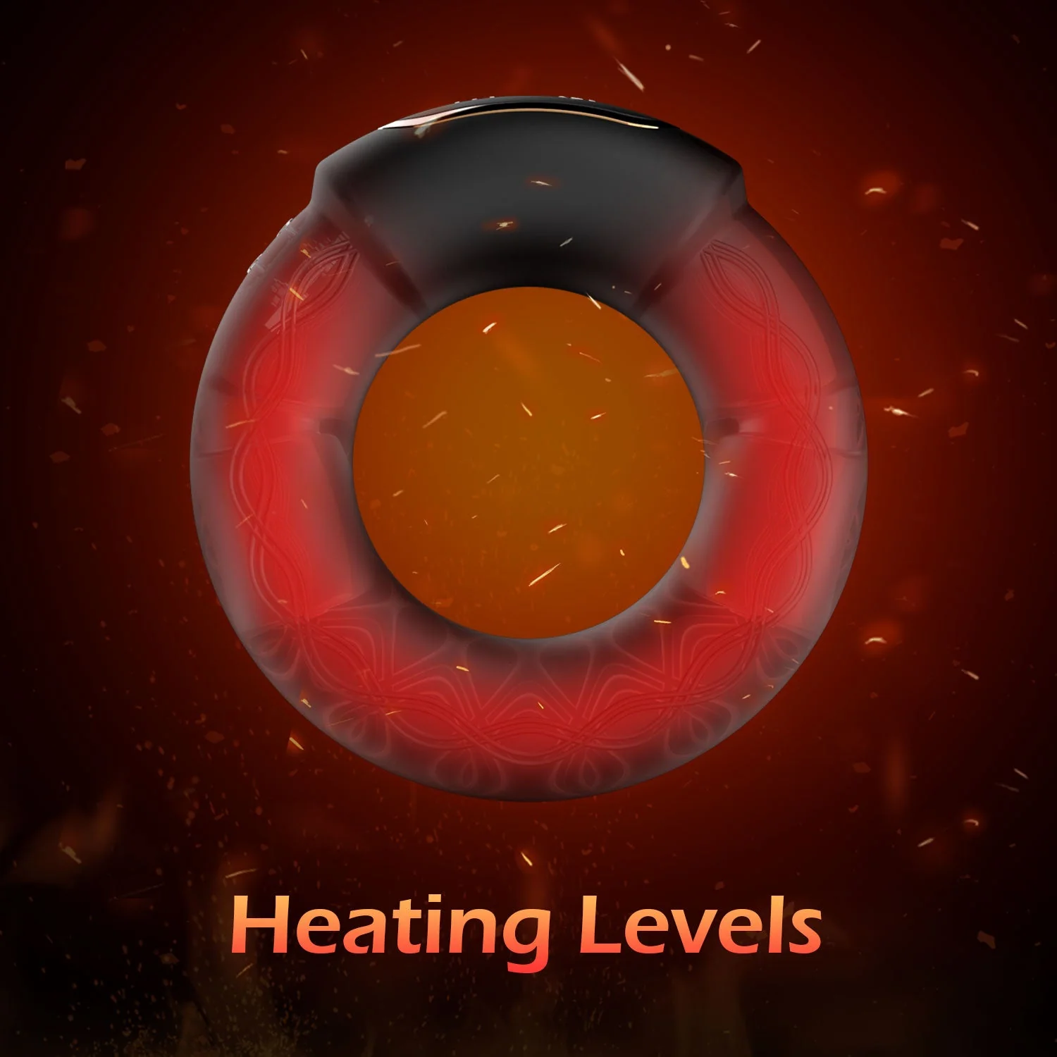Vibrating Cock Ring with Heating Function - Image 3