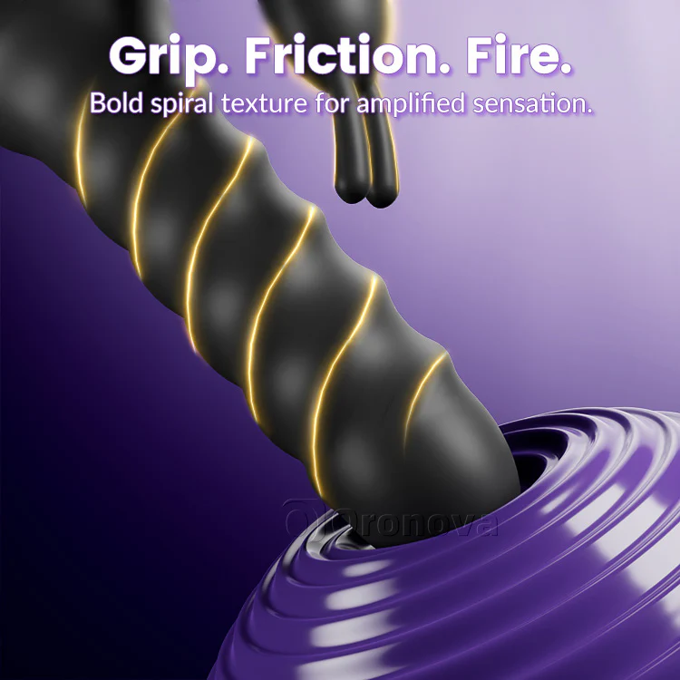 Thrusting 360 °& Rotating Vibrator – Dual Motor G-Spot & Clit Stimulator - Image 5