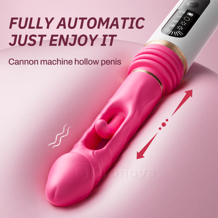 Thrusting Dildo Vibrator with Extending Motion & Flapping - Image 4