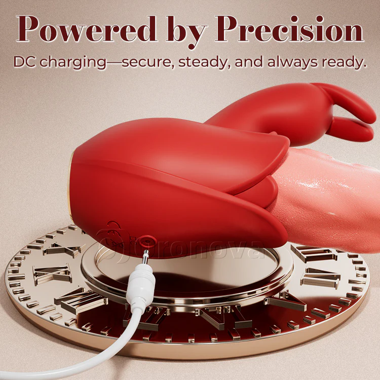 Tongue vibrator 10 modes, dual point stimulation, silent design - Image 9