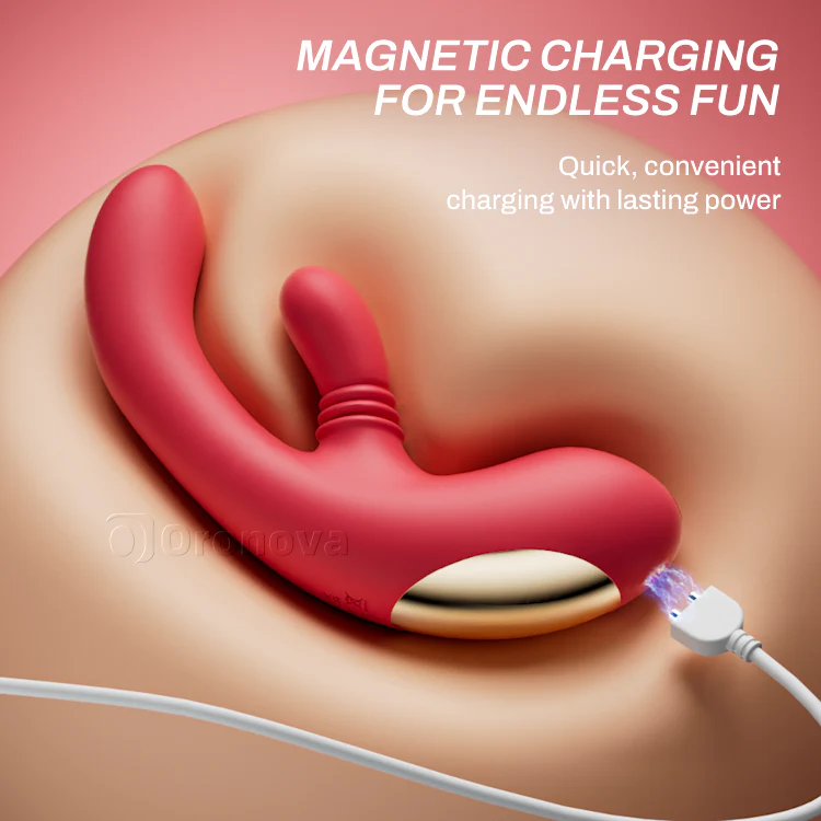 Ultimate Dual Stimulation: Rotating Clitoral Teaser & Thrusting G-Spot Vibrator - Image 6