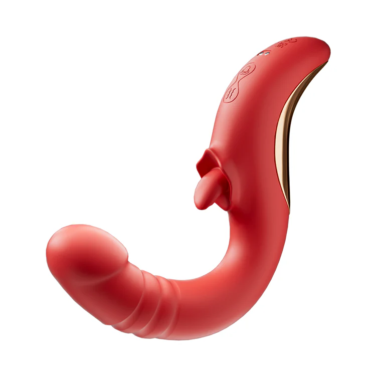 Thrusting G Spot Vibrator with Licking Pattern - Image 6