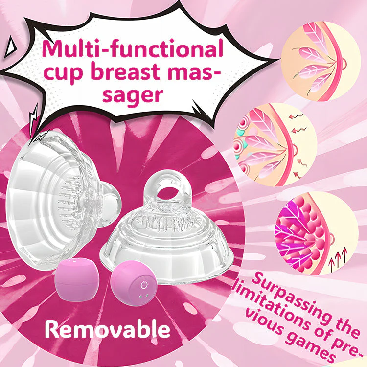 Vacuum Nipple Vibrator with 10 Vibration Modes & Wireless Remote - Image 3