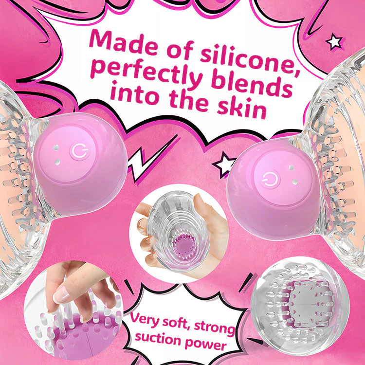 Vacuum Nipple Vibrator with 10 Vibration Modes & Wireless Remote - Image 4
