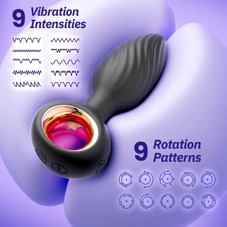 Rotating Butt Blug with Vibration - Image 3
