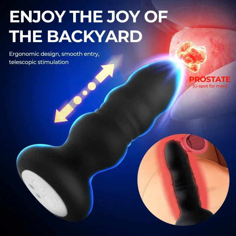 Vibrating Butt Plug with LED Mode - Image 3