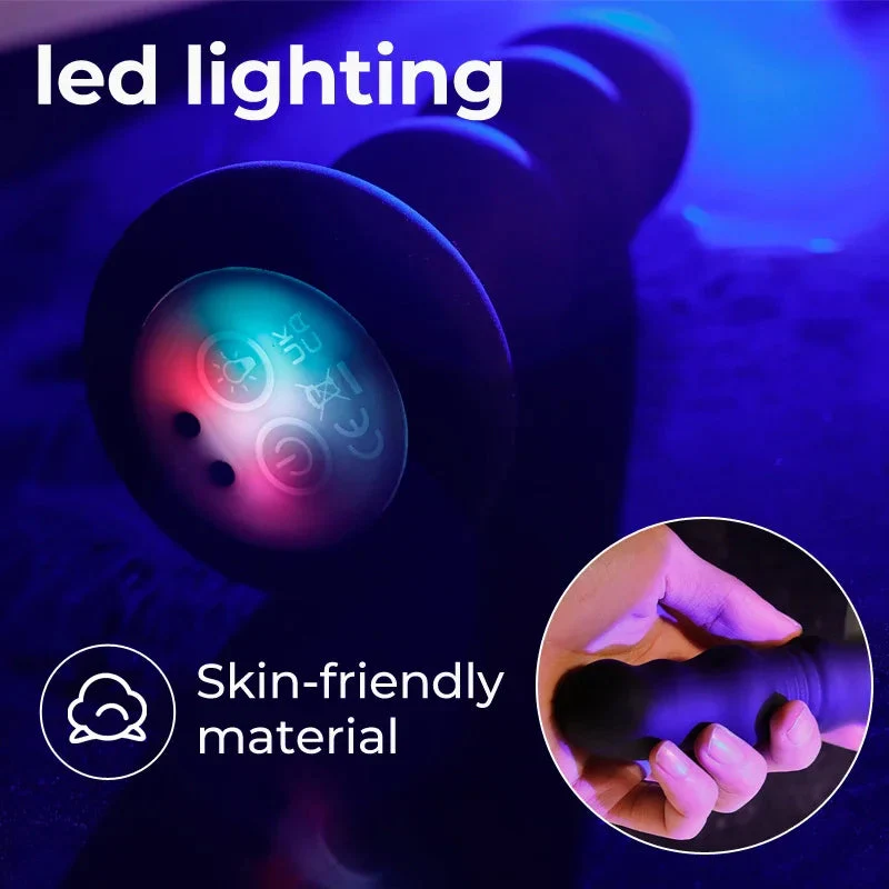 Vibrating Butt Plug with LED Mode - Image 4