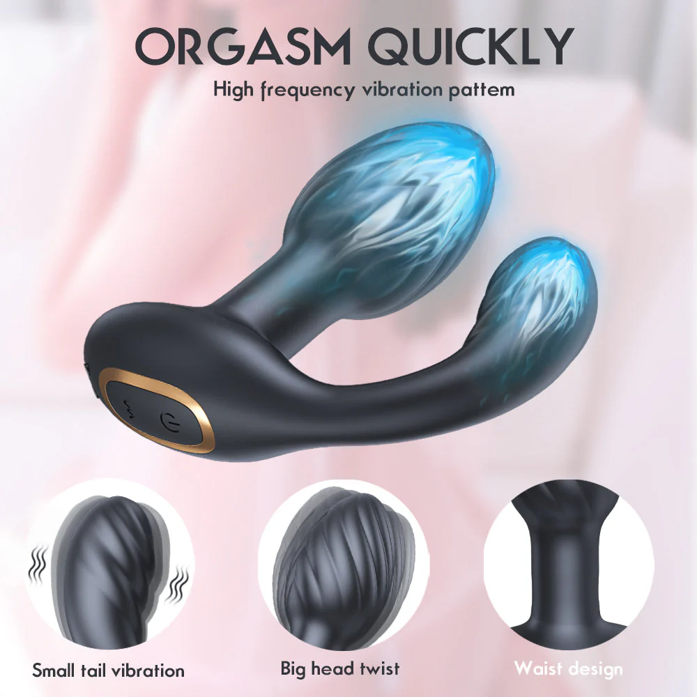 Vibrating Butt Plug with Rotation - Image 5