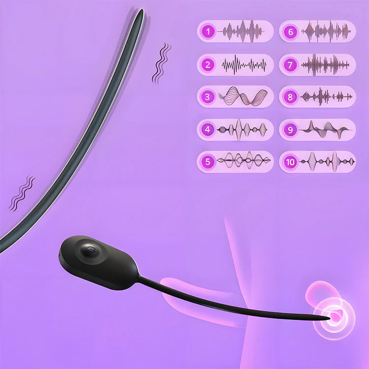 vibrating silicone Urethral Dilator - Image 3