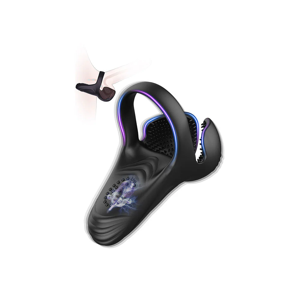Vibrating Cock Ring for Penis, Balls & Perineum Stimulation - Image 2