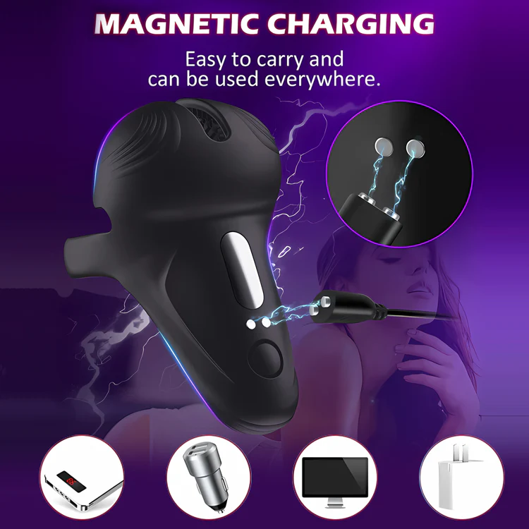 Vibrating Cock Ring for Penis, Balls & Perineum Stimulation - Image 5